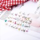 Stainless Steel Stud Earrings For Women Unicorn Candy Little Girls Cute Hypoallergenic Earrings Set Stainless Steel Stud Earrings For Women Unicorn Candy Little Girls Cute Hypoallergenic Earrings Set
